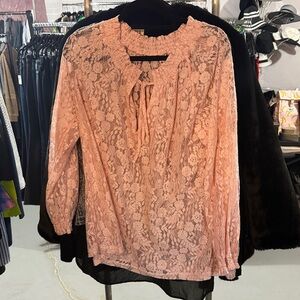 New Without Tags, Baby Pink, Super Soft Lace Stretchy Boho